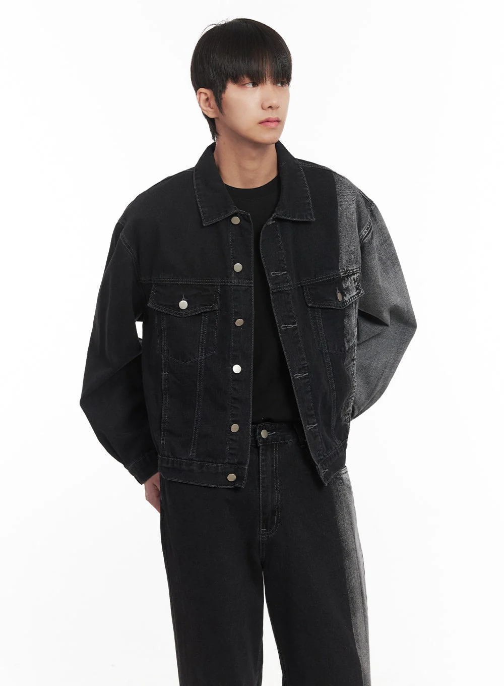Men's Essential T-Shirt (Black) IM519 - Image 10