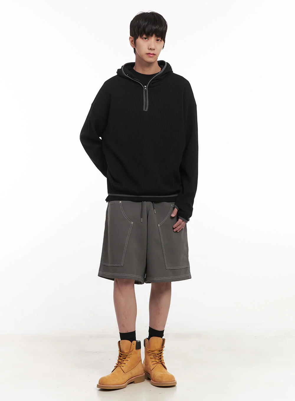 Men's Essential T-Shirt (Black) IM519 - Image 12