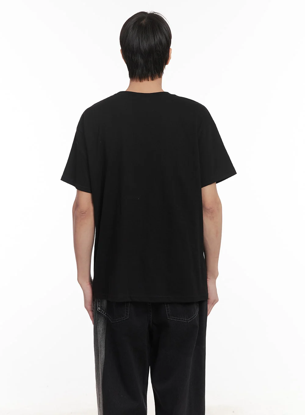 Men's Essential T-Shirt (Black) IM519 - Image 5