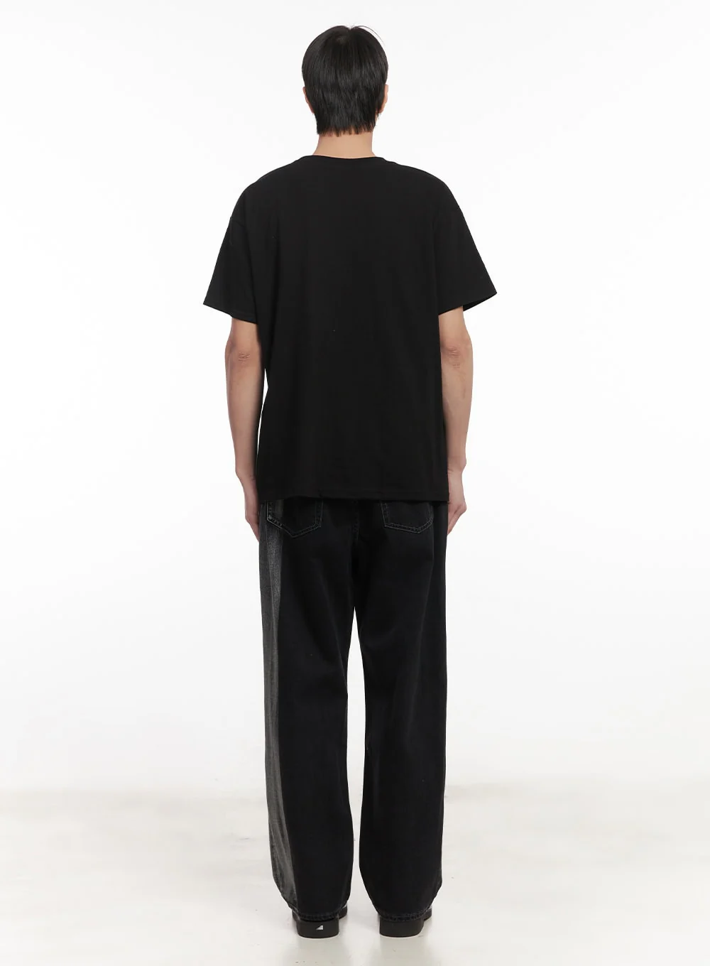 Men's Essential T-Shirt (Black) IM519 - Image 8