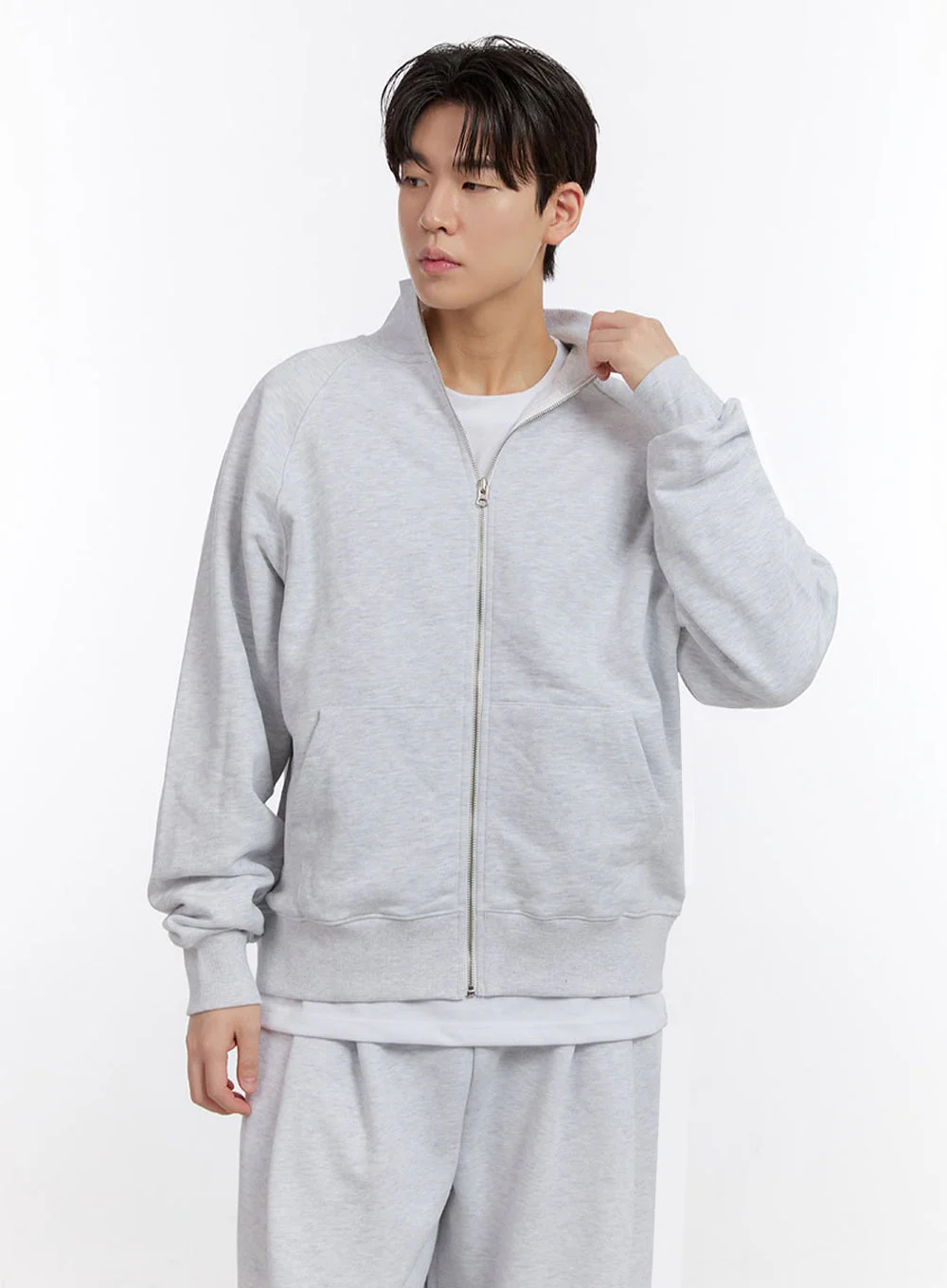 Men's Essential Zip-Up Jacket IF528 - Image 4