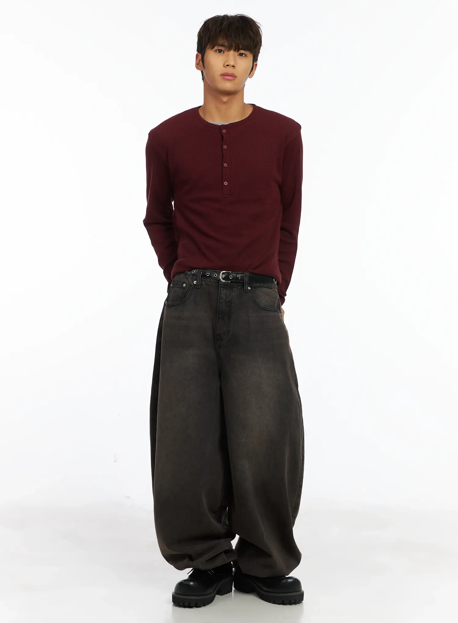 Men's Eyelet Belt IJ514 - Image 3