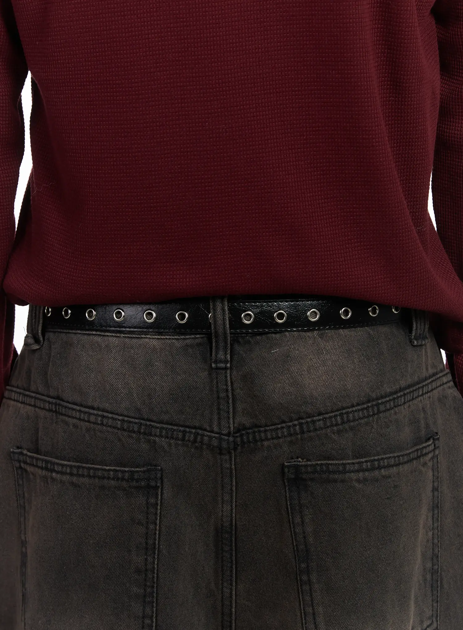 Men's Eyelet Belt IJ514 - Image 6