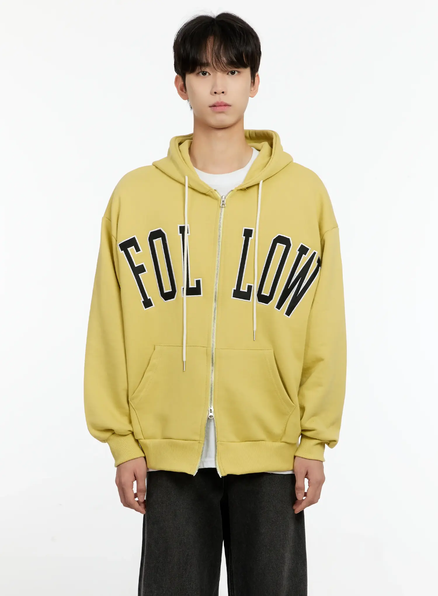 Men's Follow Me Zip-Up Hoodie IO531 - Image 10
