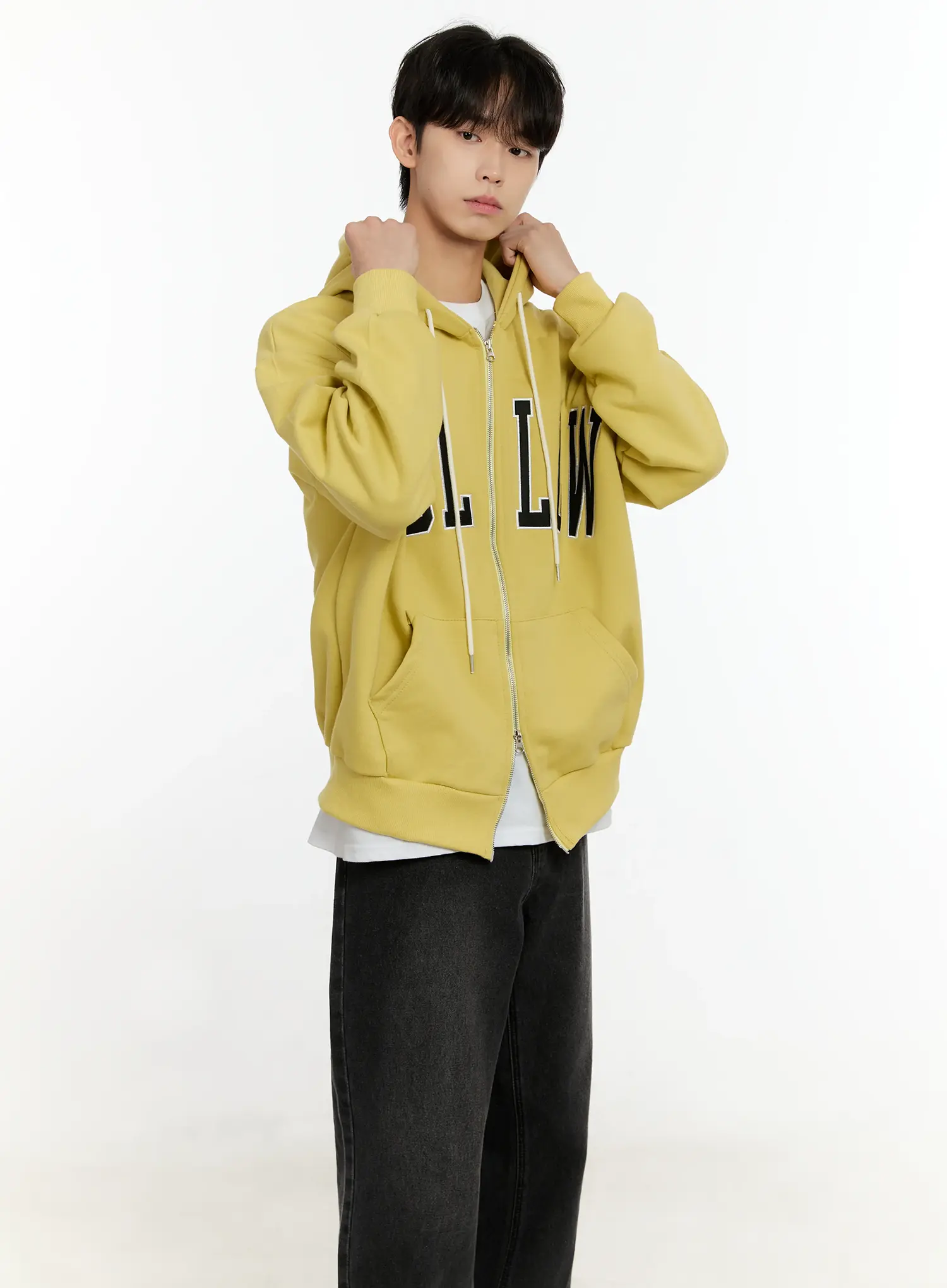 Men's Follow Me Zip-Up Hoodie IO531 - Image 7