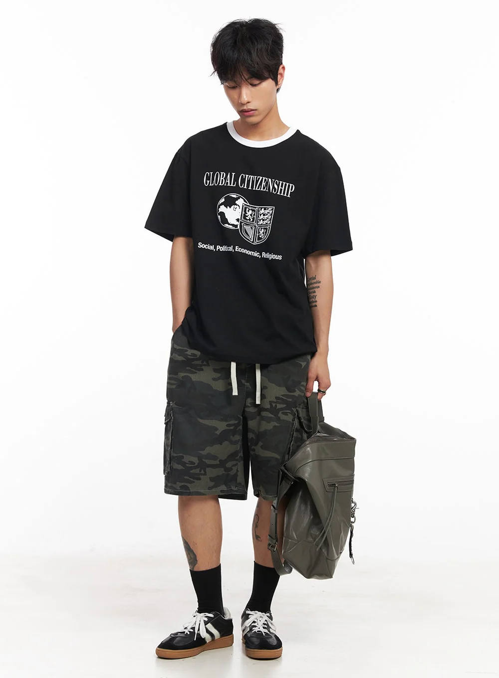 Men's Global Graphic T-Shirt IY508 - Image 15