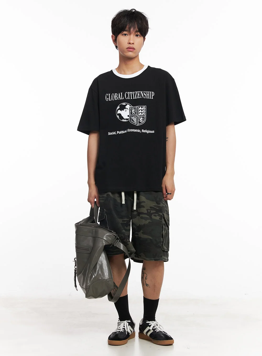 Men's Global Graphic T-Shirt IY508 - Image 2