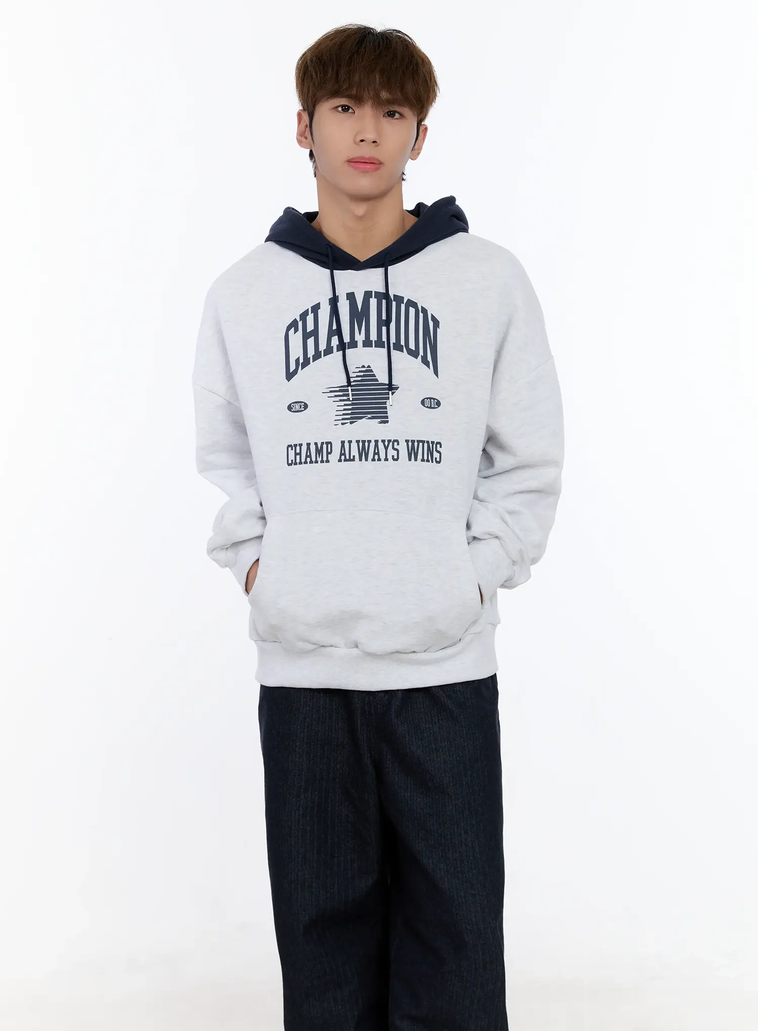 Men's Graphic Contrast Hoodie IN512 - Image 24