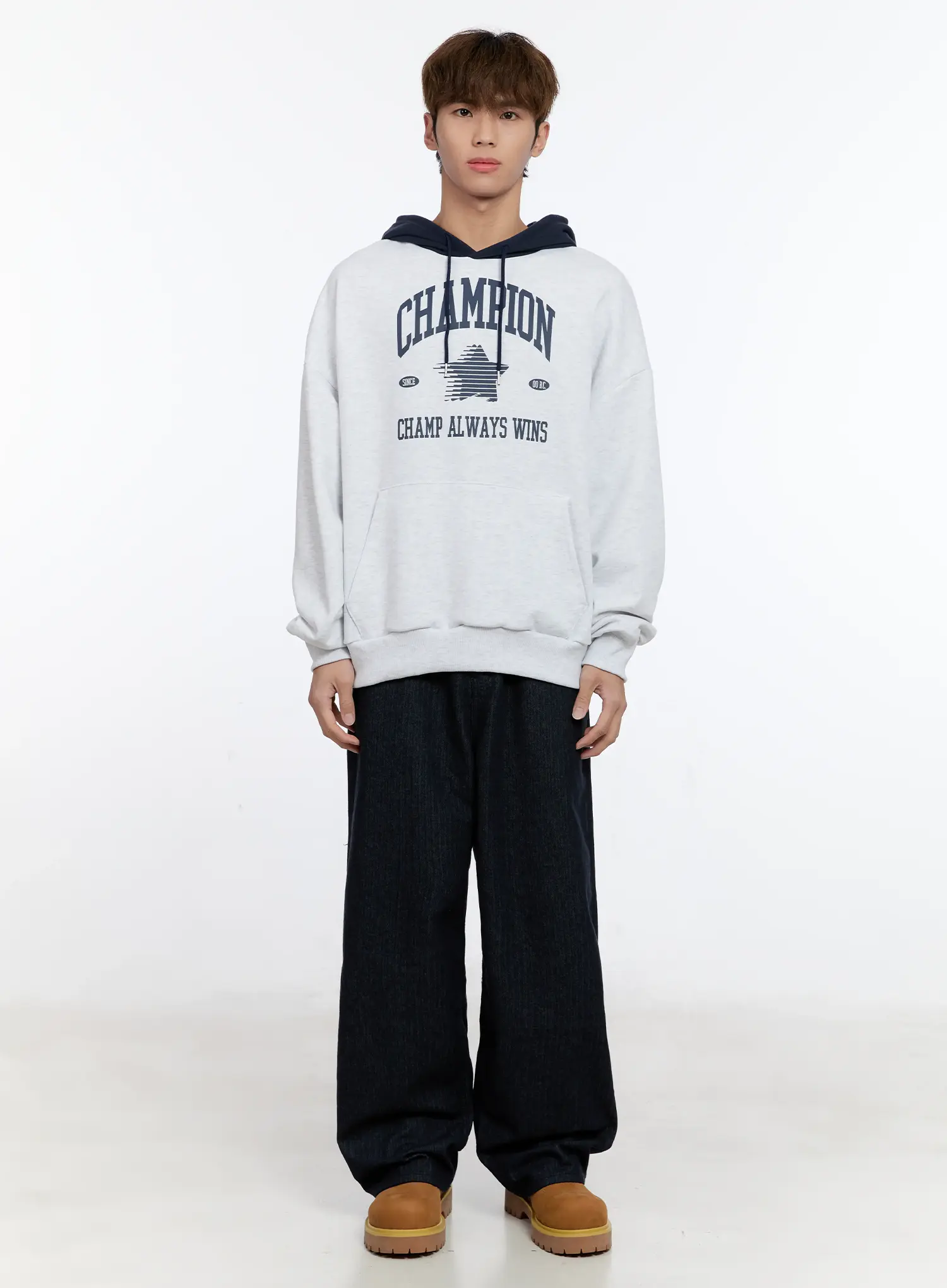 Men's Graphic Contrast Hoodie IN512 - Image 28