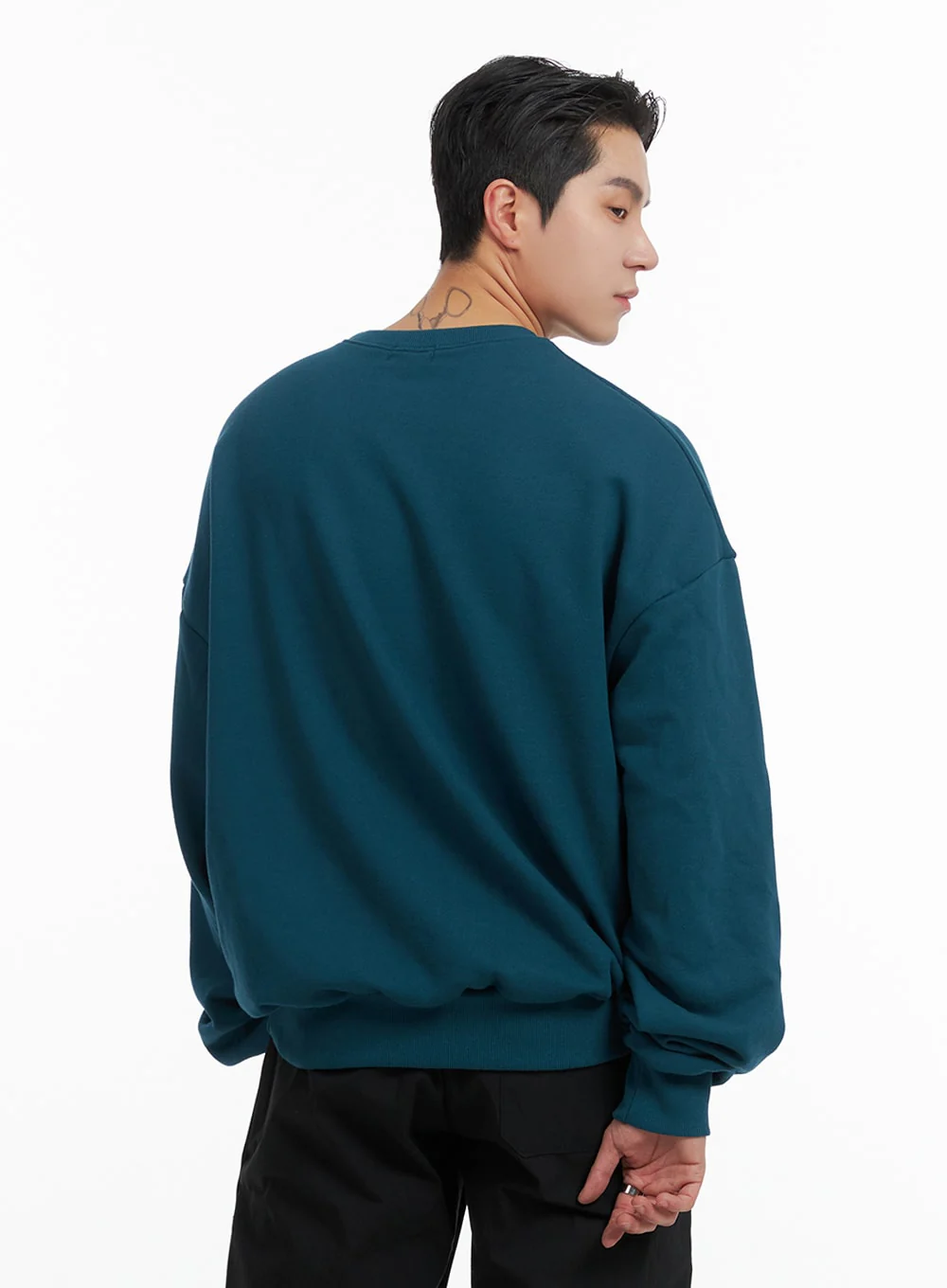 Men's Graphic Cotton Crew Neck Sweatshirt IA401 - Image 5
