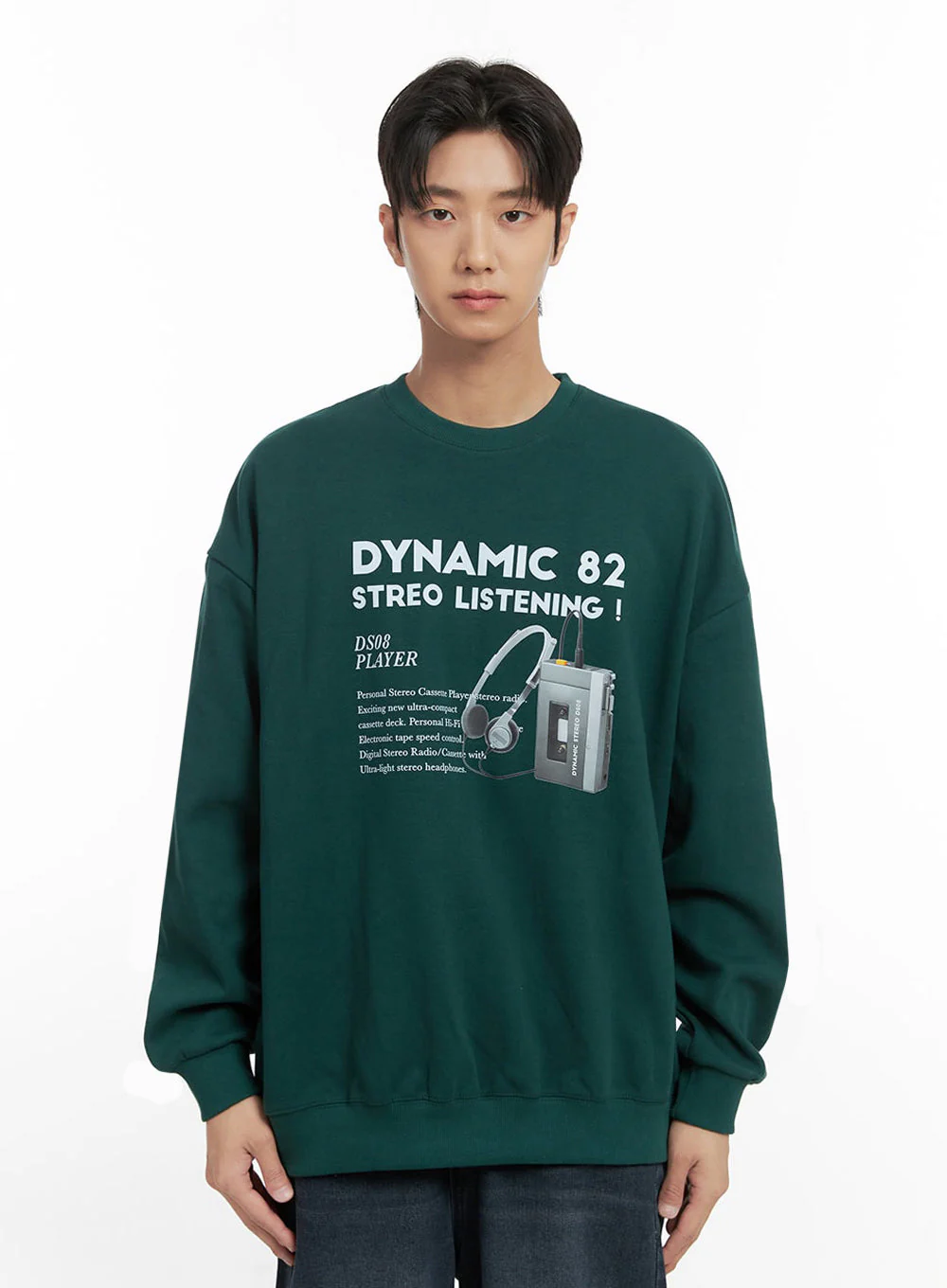 Men's Graphic Cotton Sweatshirt ID406 - Image 11