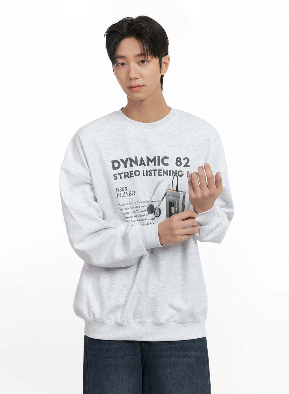 Men's Graphic Cotton Sweatshirt ID406 - Image 3