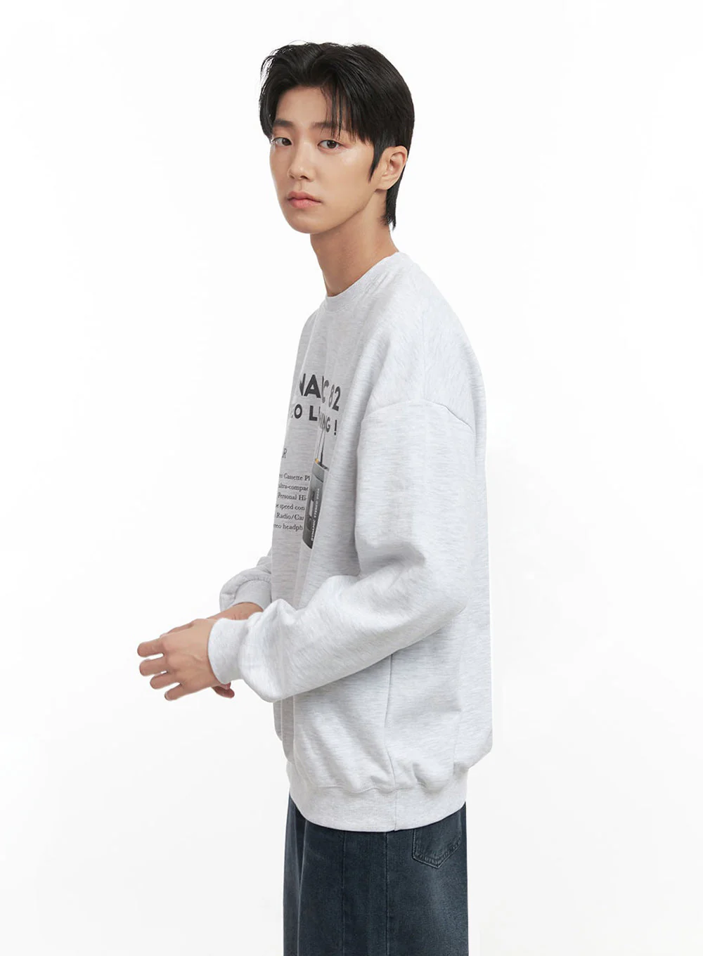 Men's Graphic Cotton Sweatshirt ID406 - Image 4