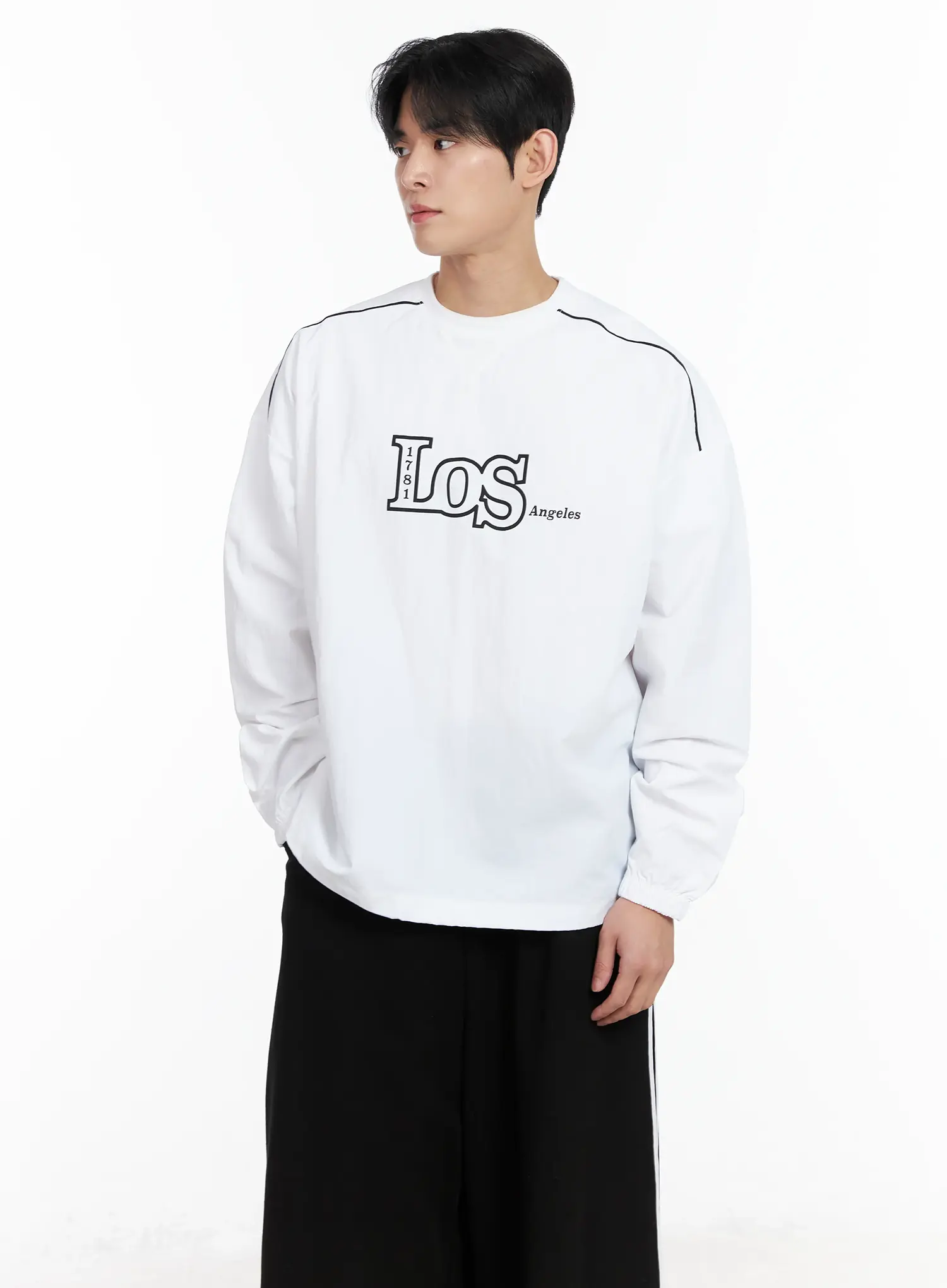 Men's Graphic Crewneck Sweatshirt IM523 - Image 9