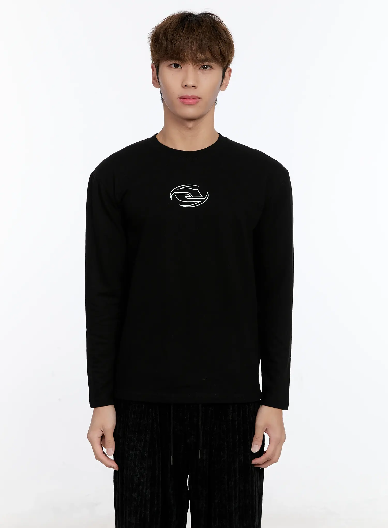 Men's Graphic Fitted Long Sleeve Top IN512 - Image 10