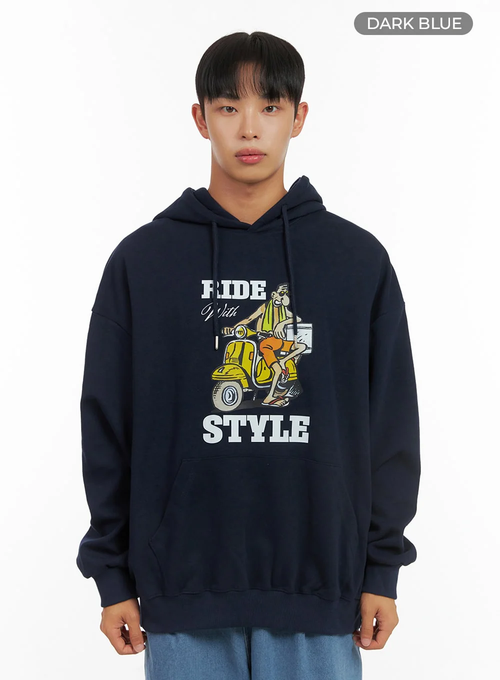 Men's Graphic Hooded Sweatshirt IS419 - Image 11