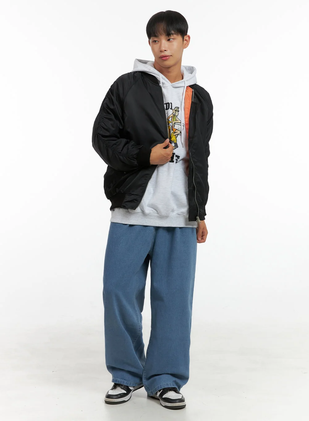 Men's Graphic Hooded Sweatshirt IS419 - Image 9