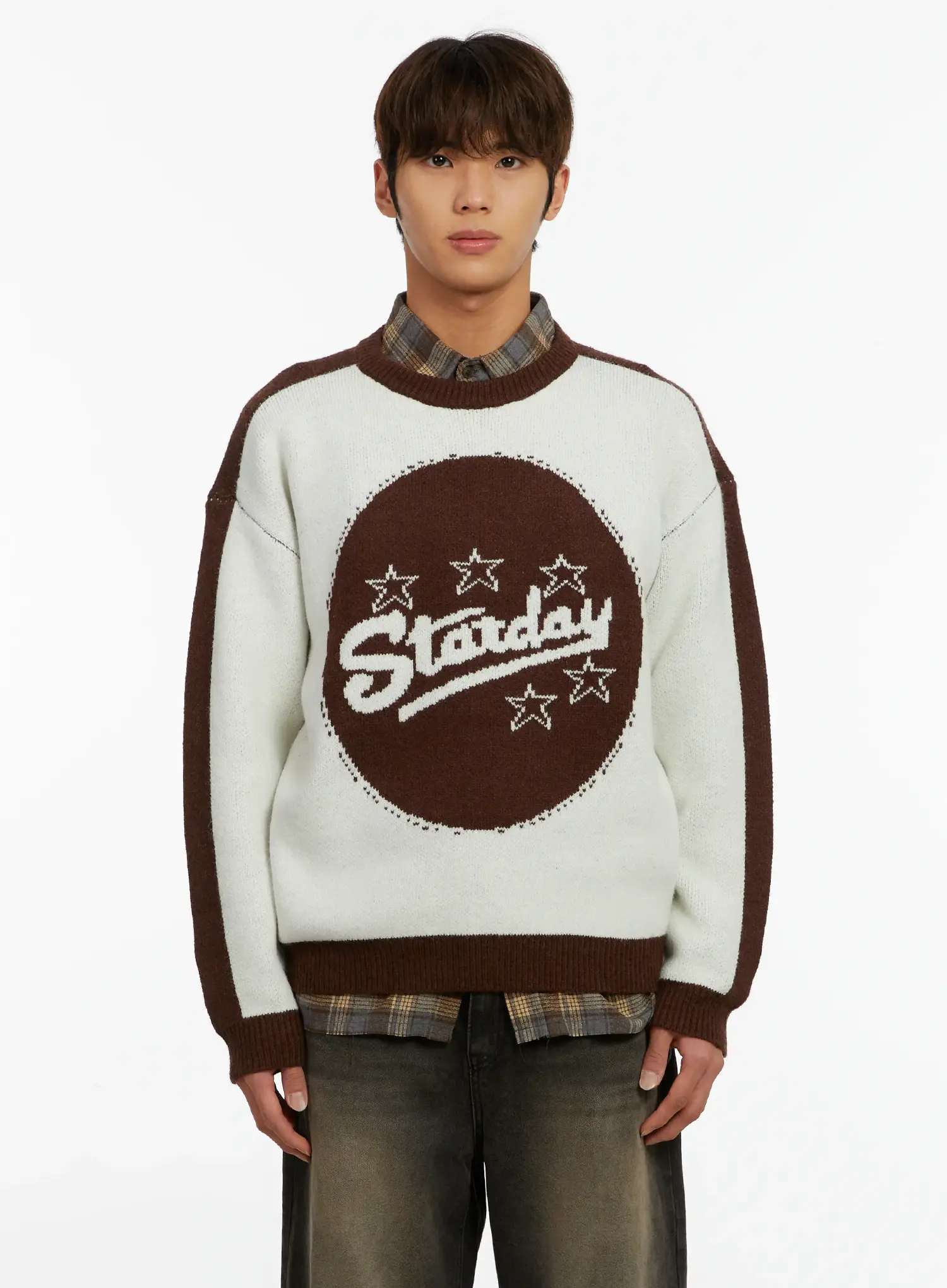 Men's Graphic Knit Sweater ID523 - Image 10
