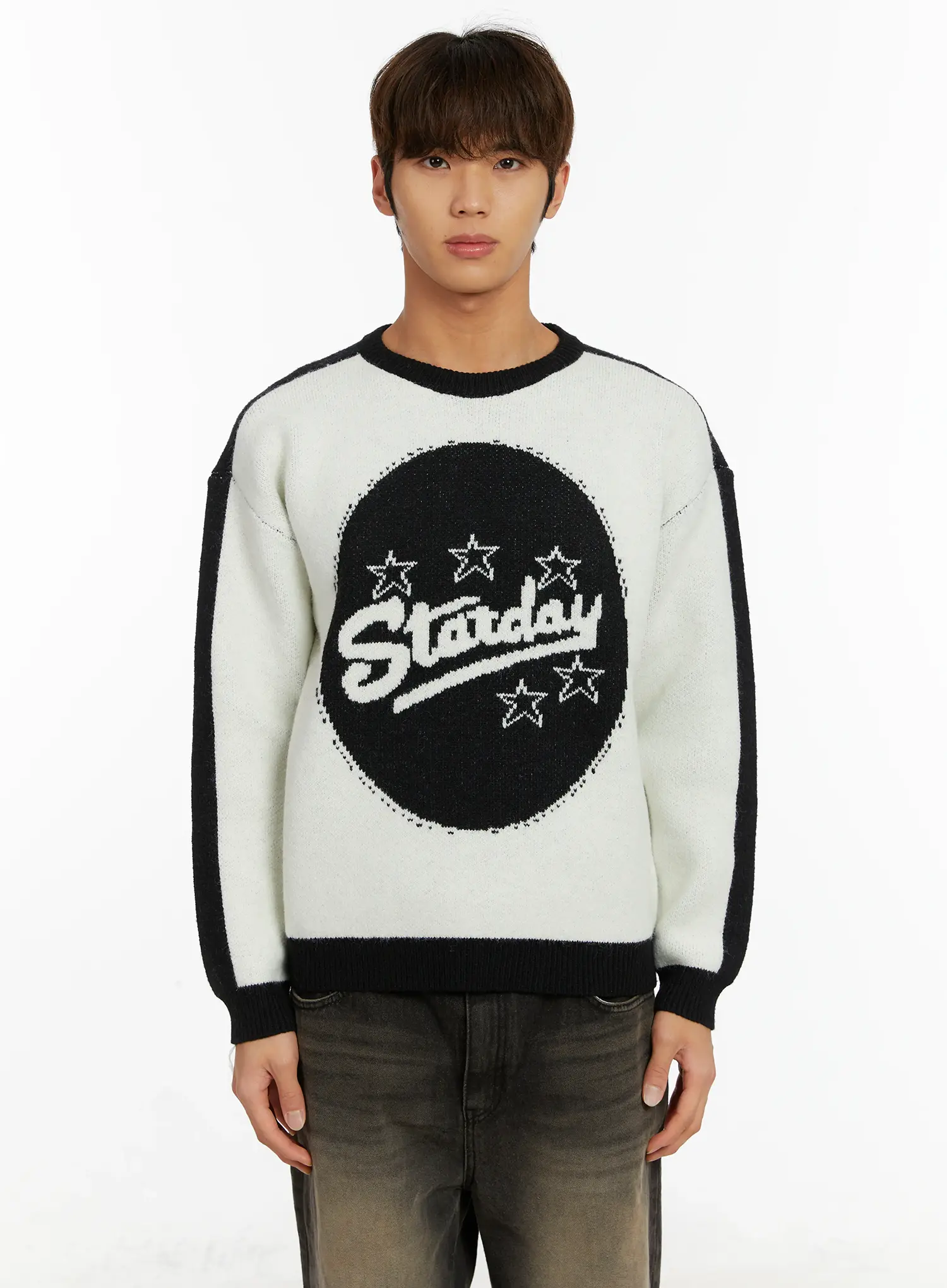 Men's Graphic Knit Sweater ID523 - Image 12