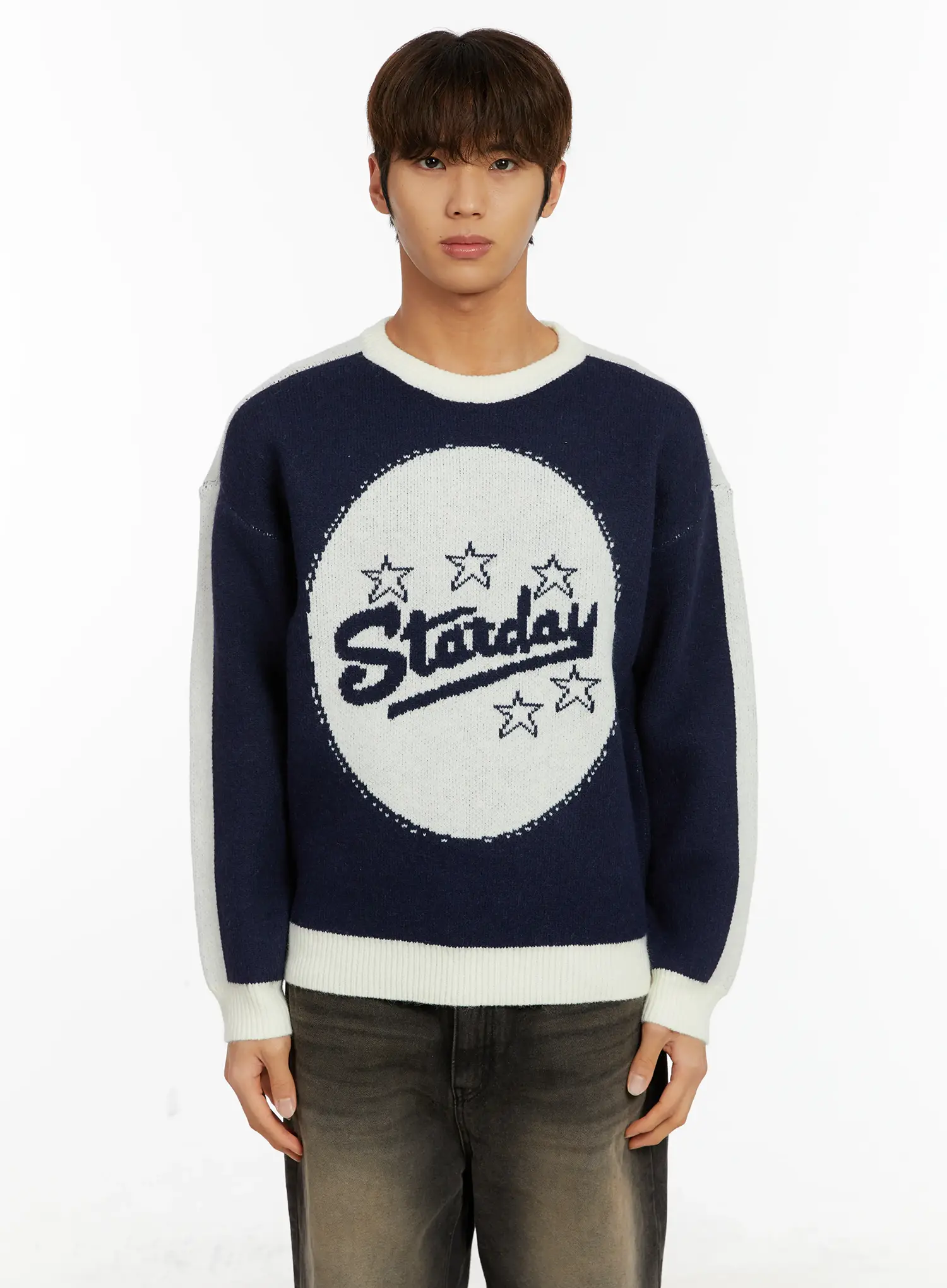 Men's Graphic Knit Sweater ID523 - Image 13
