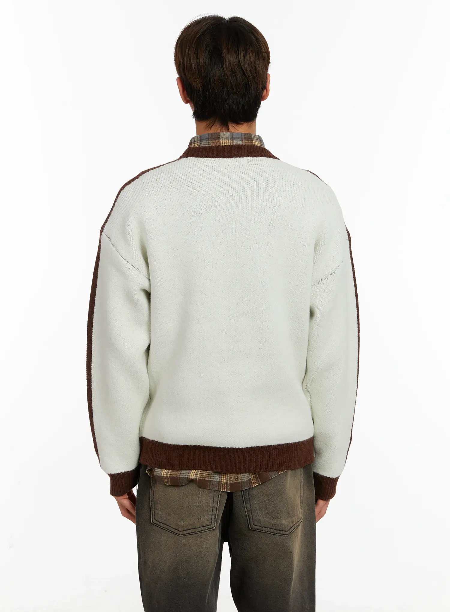 Men's Graphic Knit Sweater ID523 - Image 5
