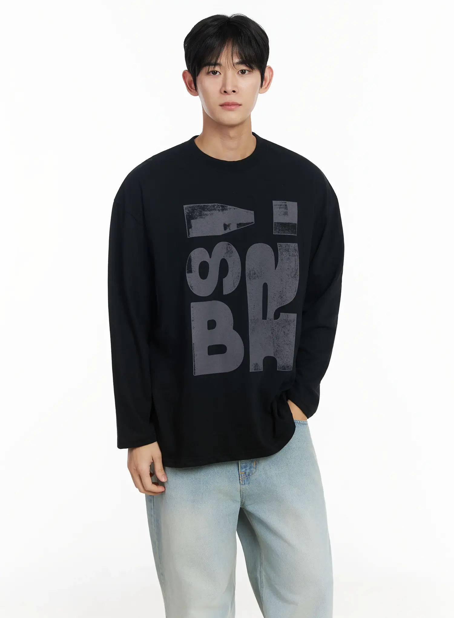 Men's Graphic Long Sleeve Shirt IF517