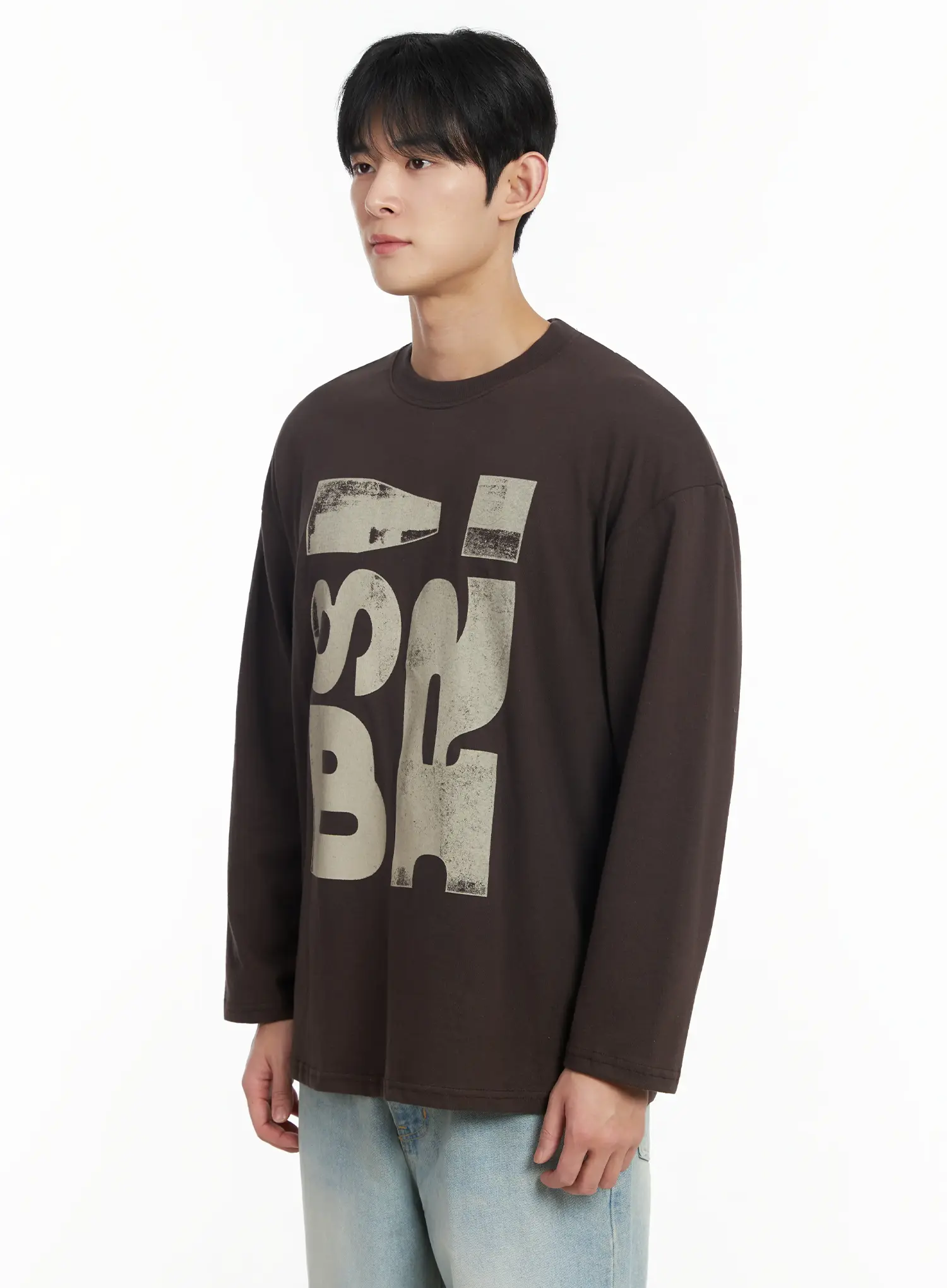 Men's Graphic Long Sleeve Shirt IF517 - Image 4
