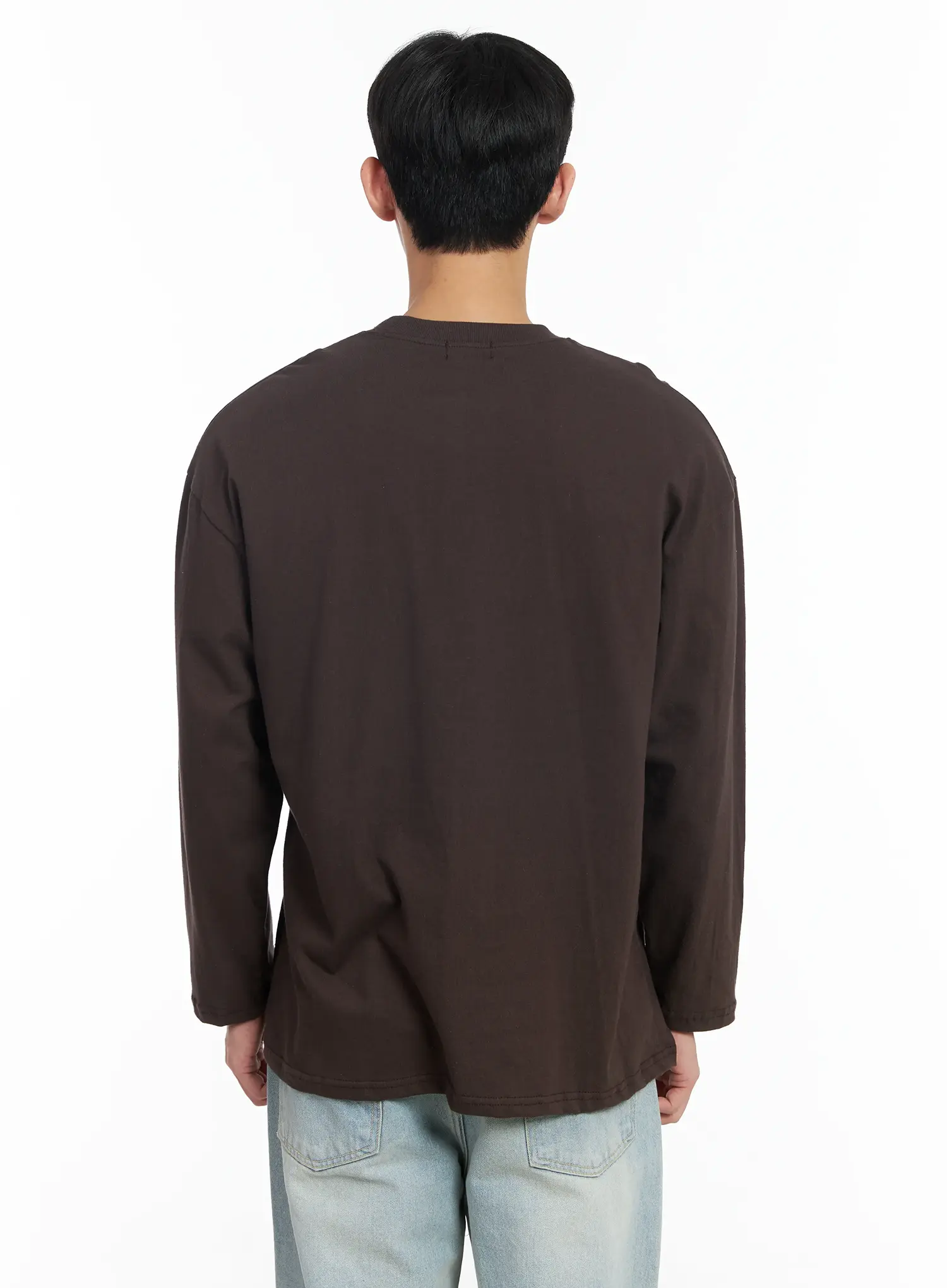 Men's Graphic Long Sleeve Shirt IF517 - Image 5
