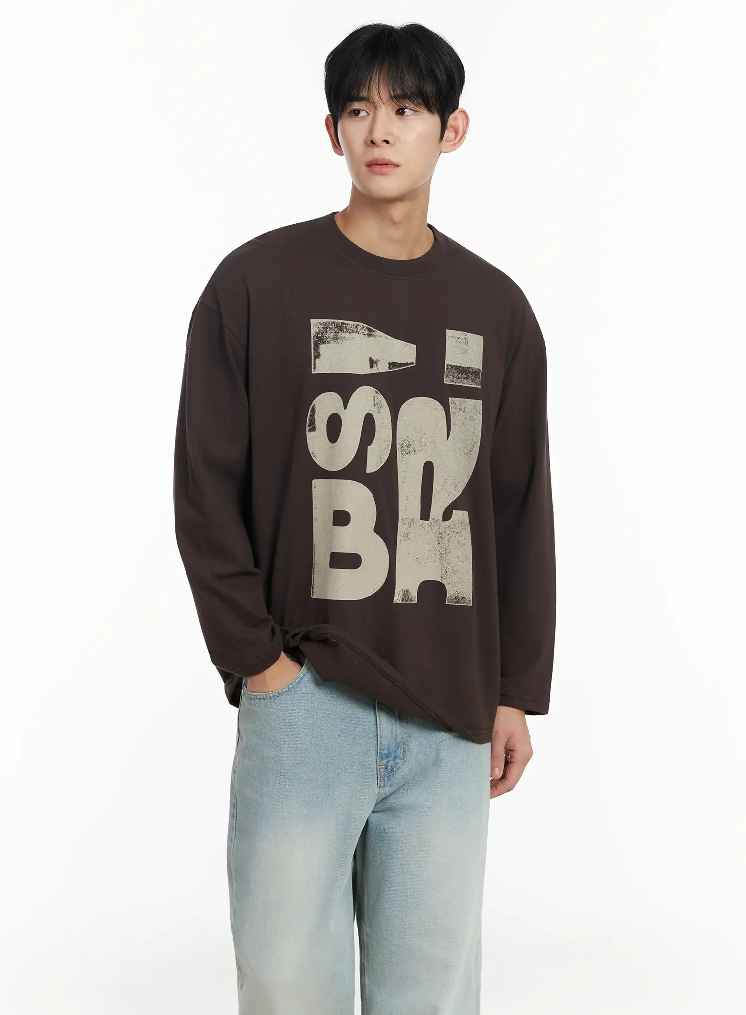 Men's Graphic Long Sleeve Shirt IF517 - Image 7