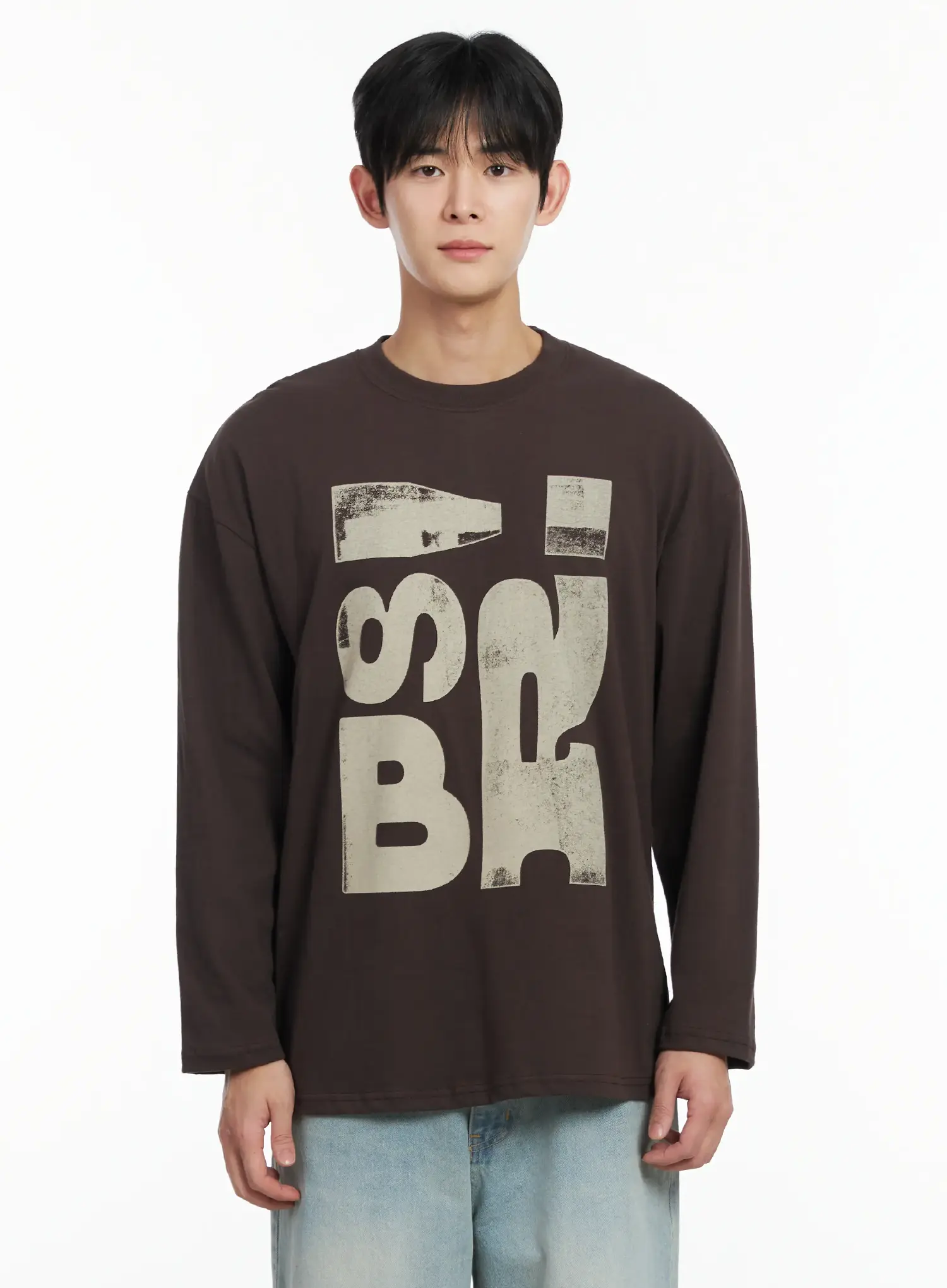 Men's Graphic Long Sleeve Shirt IF517 - Image 9