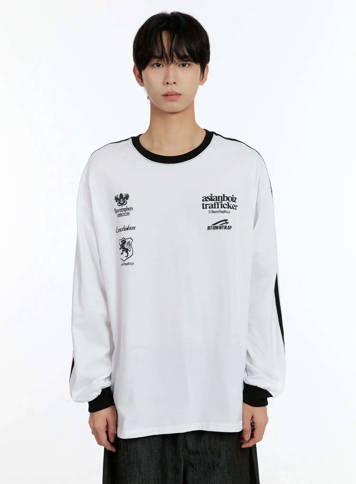 Men's Graphic Long Sleeve T-Shirt ID502 - Image 10