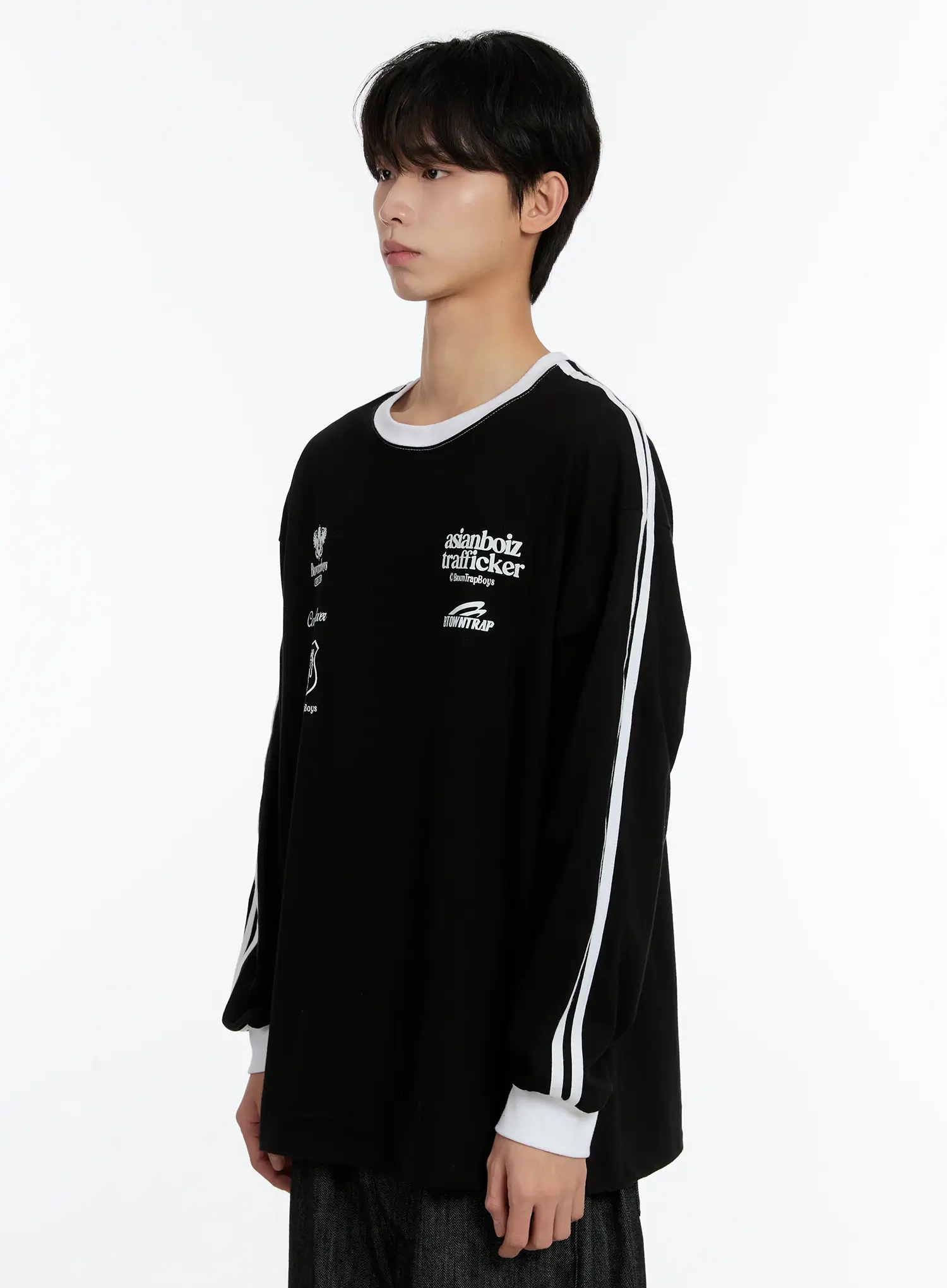Men's Graphic Long Sleeve T-Shirt ID502 - Image 4