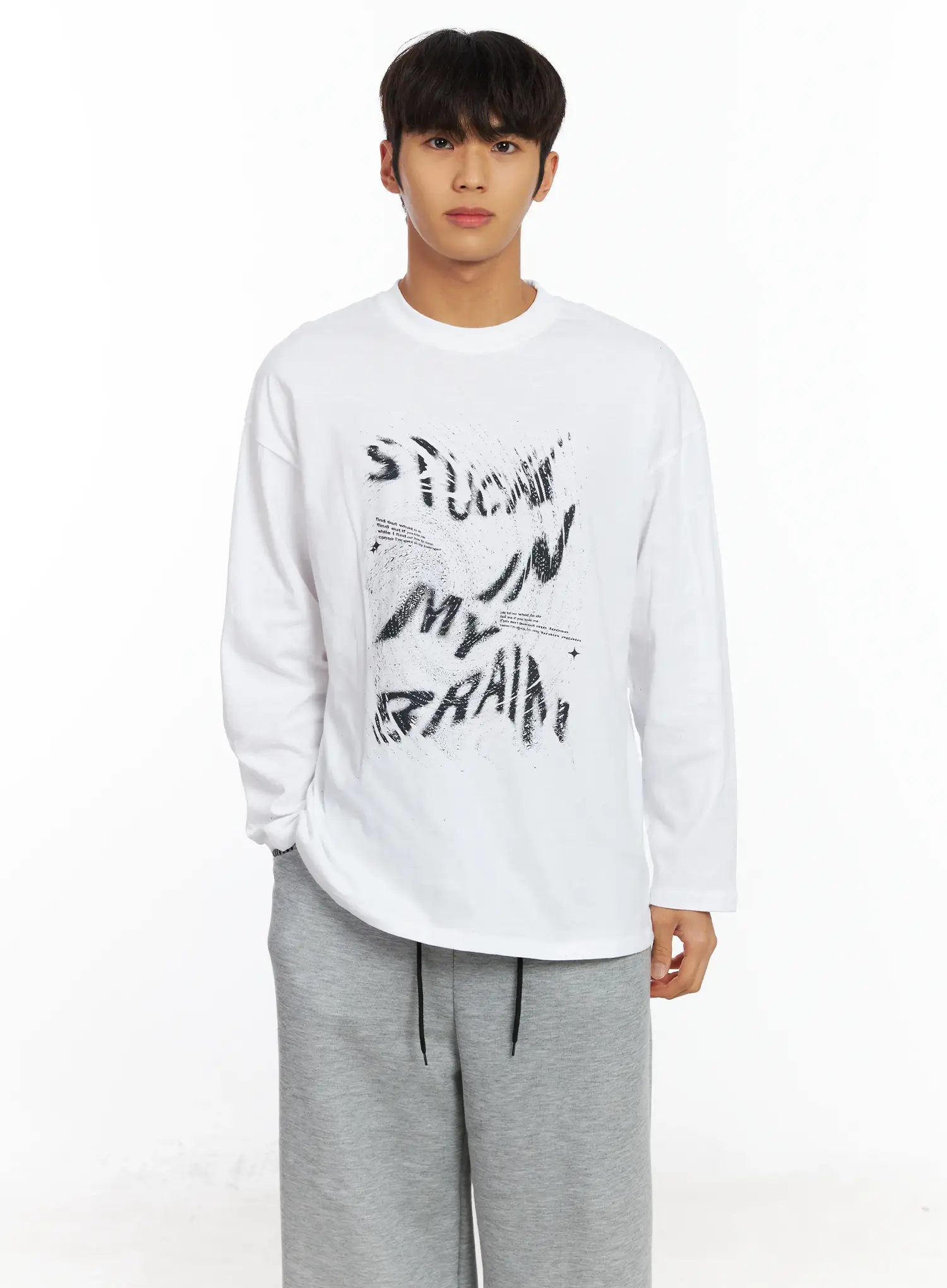 Men's Graphic Long Sleeve Tee IF506 - Image 3
