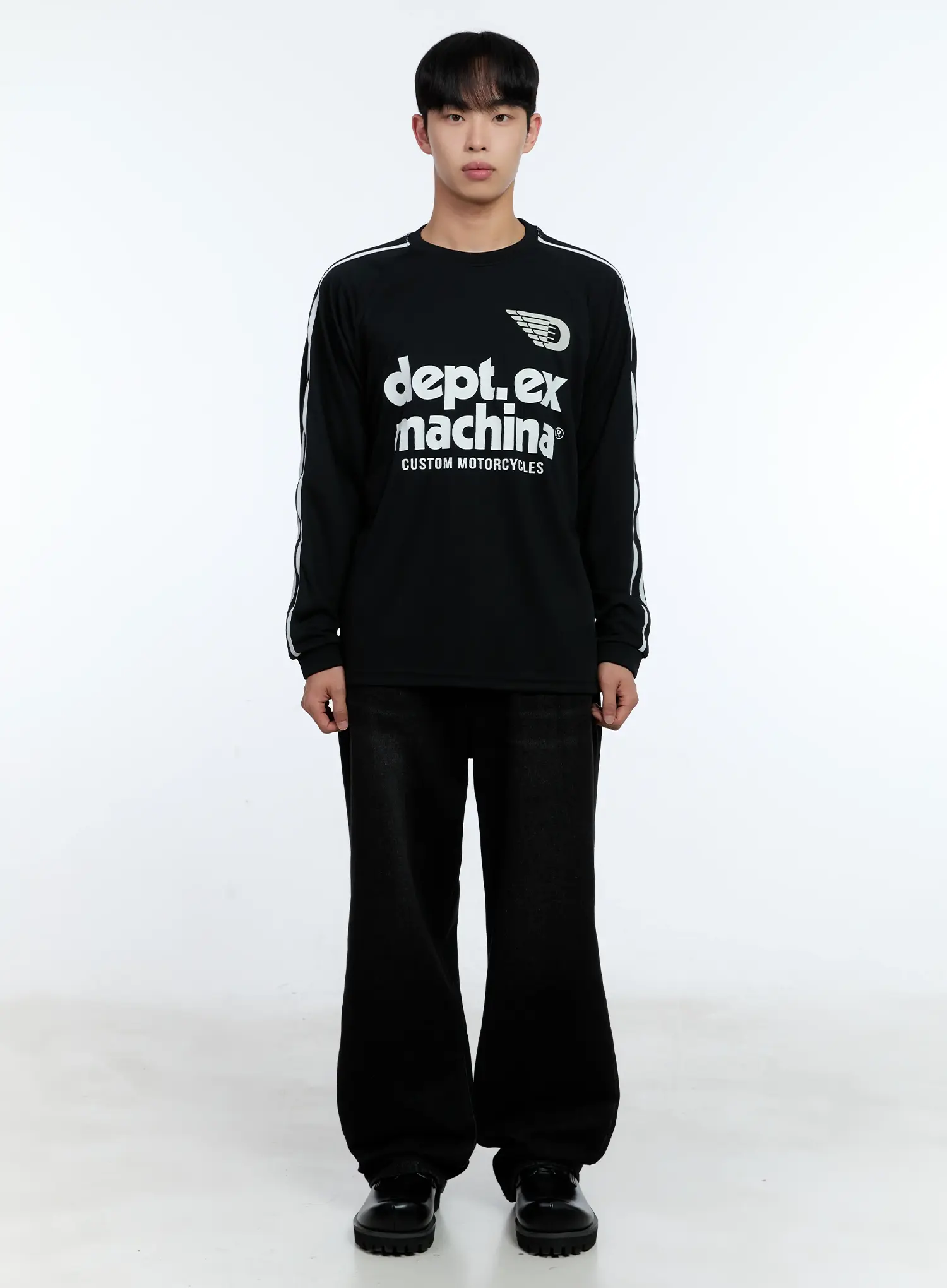 Men's Graphic Long-Sleeve Tee IL515 - Image 4
