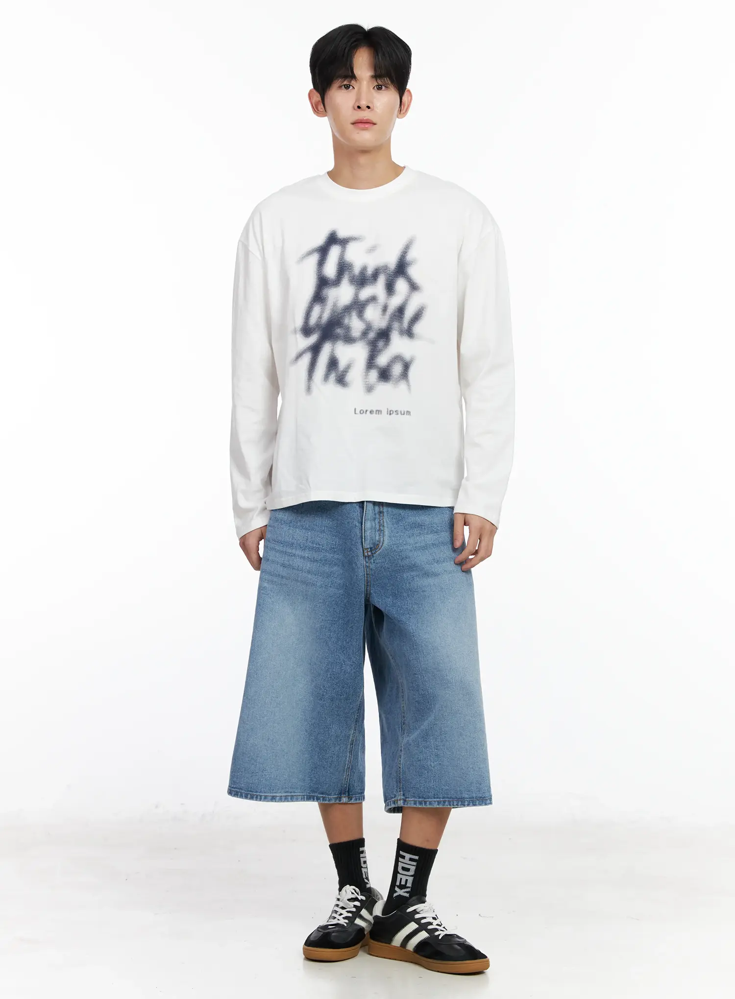 Men's Graphic Long Sleeve Tee IM523 - Image 2