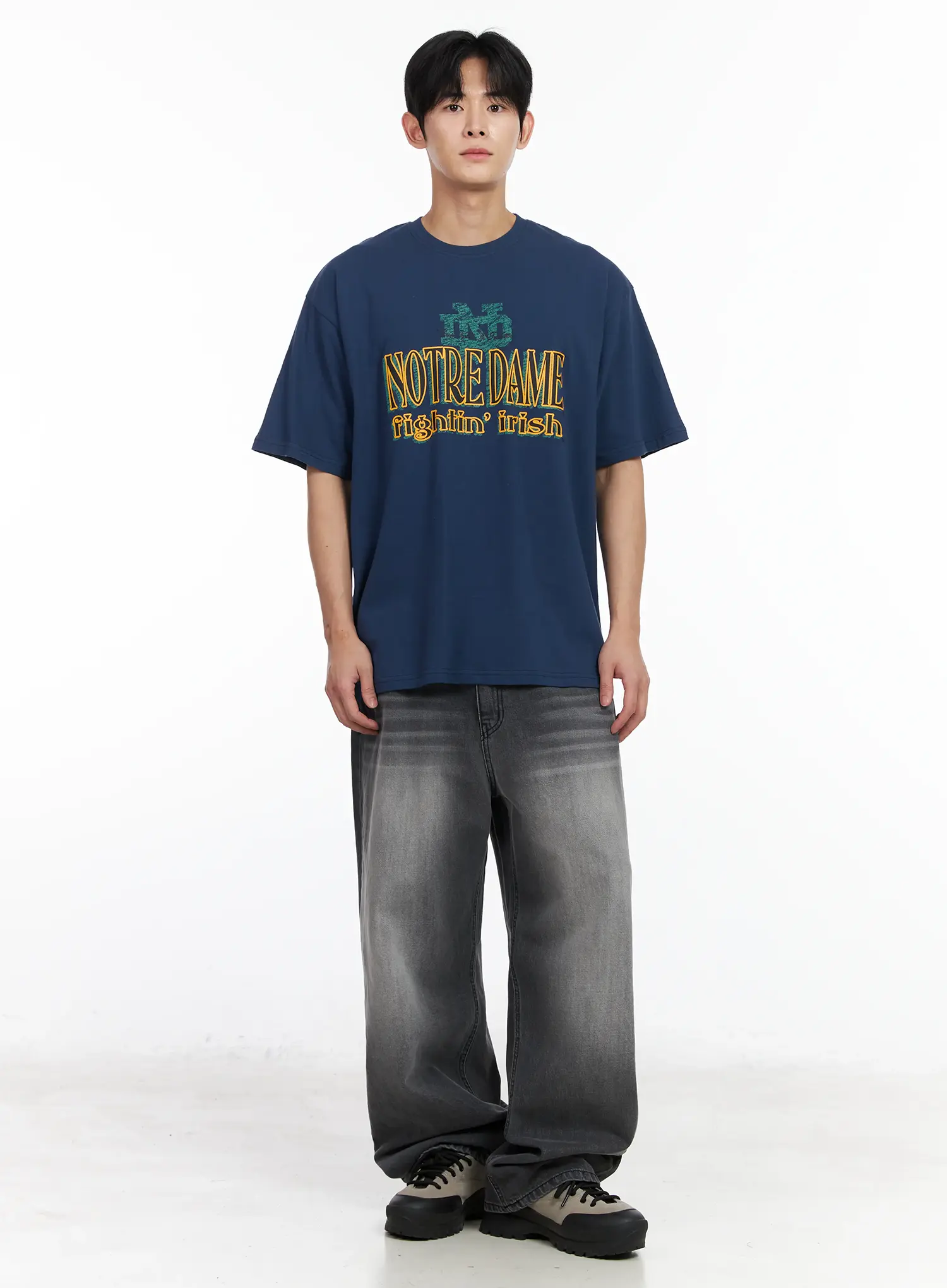 Men's Graphic Oversized T-Shirt IM523 - Image 6