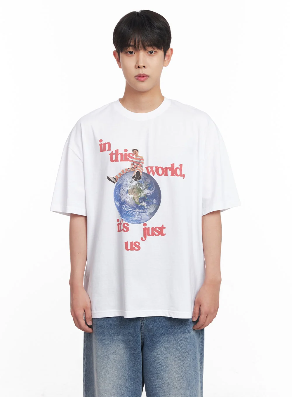Men's Graphic Planet T-Shirt IY520 - Image 14