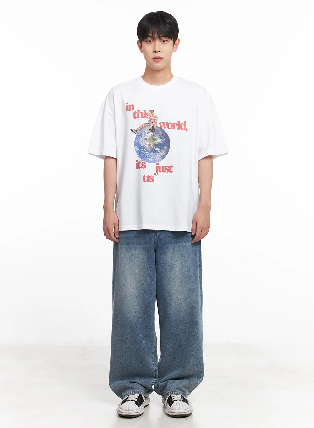 Men's Graphic Planet T-Shirt IY520 - Image 6
