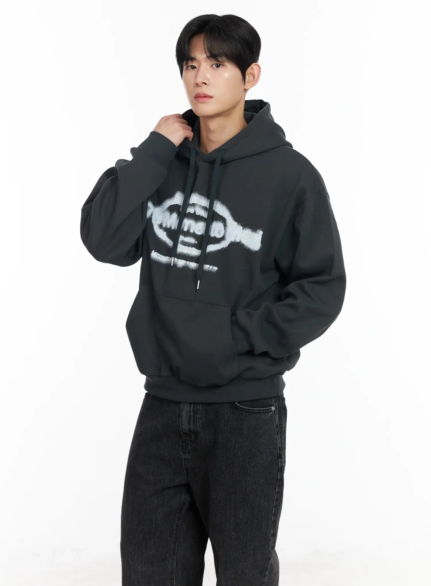 Men's Graphic Print Hoodie IM518 - Image 2