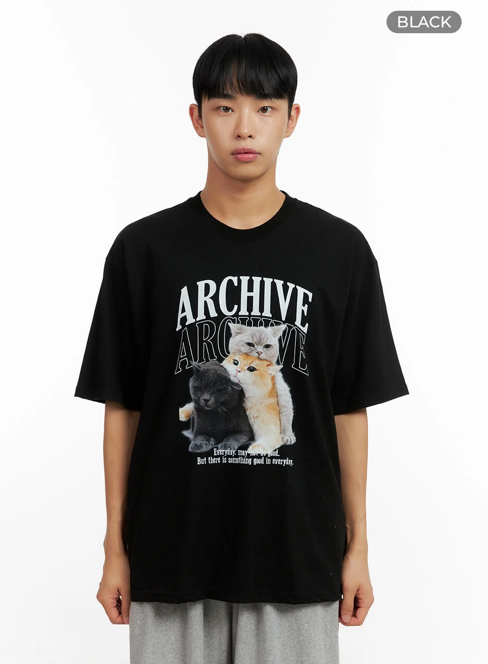 Men's Graphic Round Neck Short Sleeve T-Shirt CL429 - Image 8