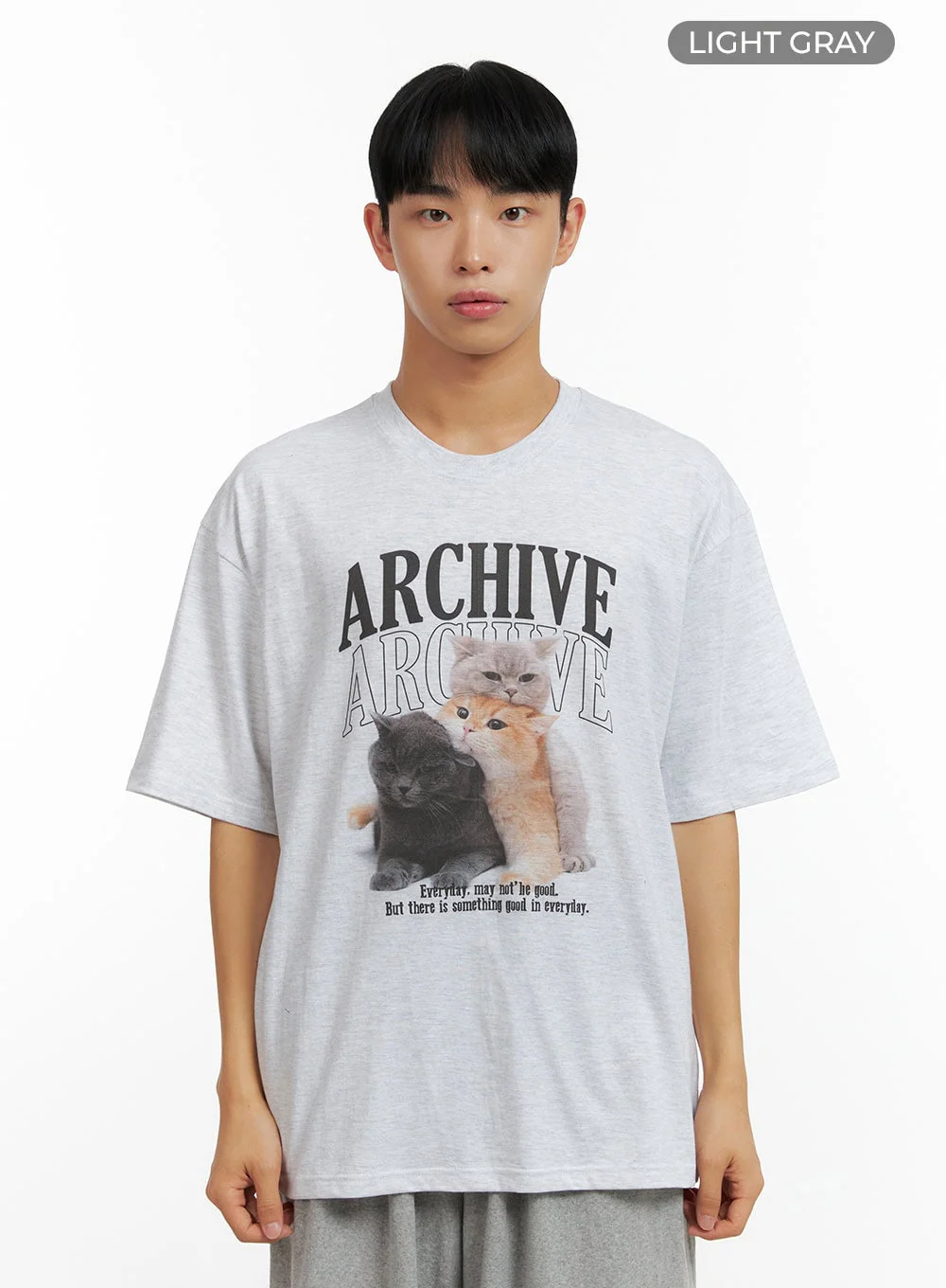 Men's Graphic Round Neck Short Sleeve T-Shirt CL429 - Image 9