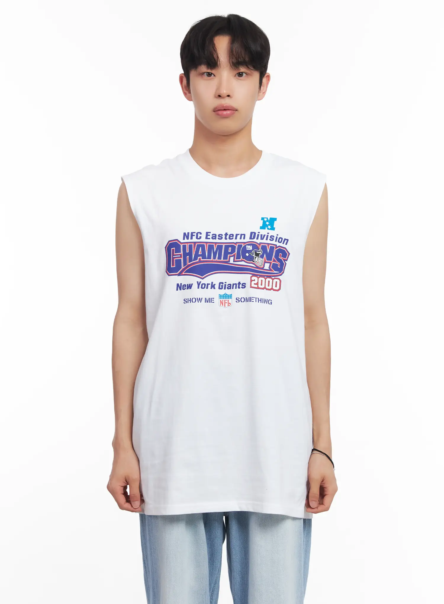 Men's Graphic Sleeveless Shirt IU519 - Image 9