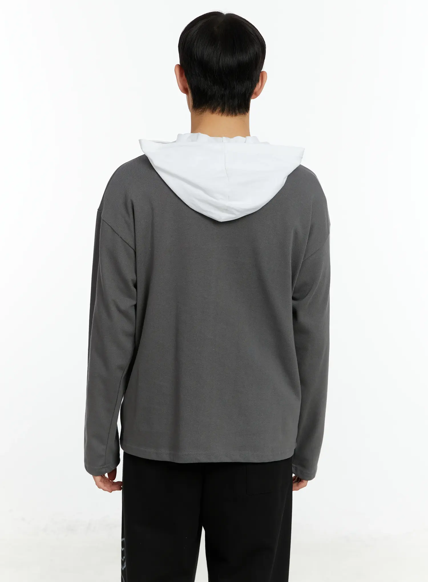 Men's Graphic Slogan Long Sleeve Tee IF511 - Image 5