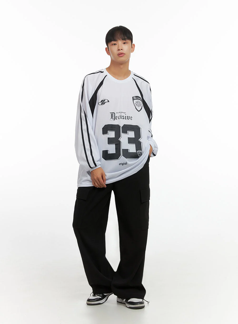 Men's Graphic Sport Jersey Sweatshirt IO420 - Image 2
