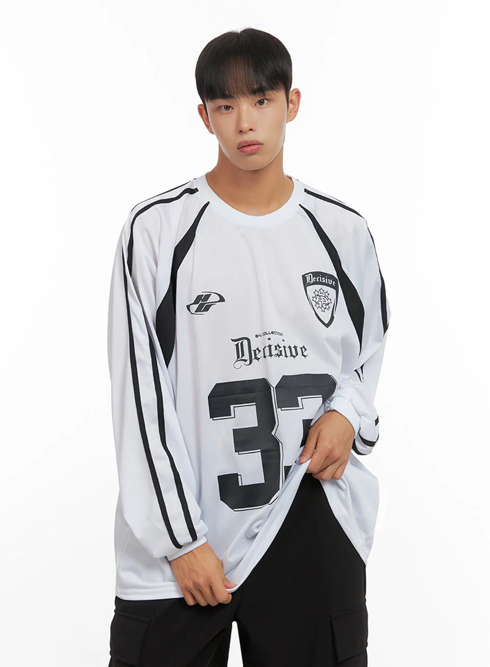 Men's Graphic Sport Jersey Sweatshirt IO420 - Image 3