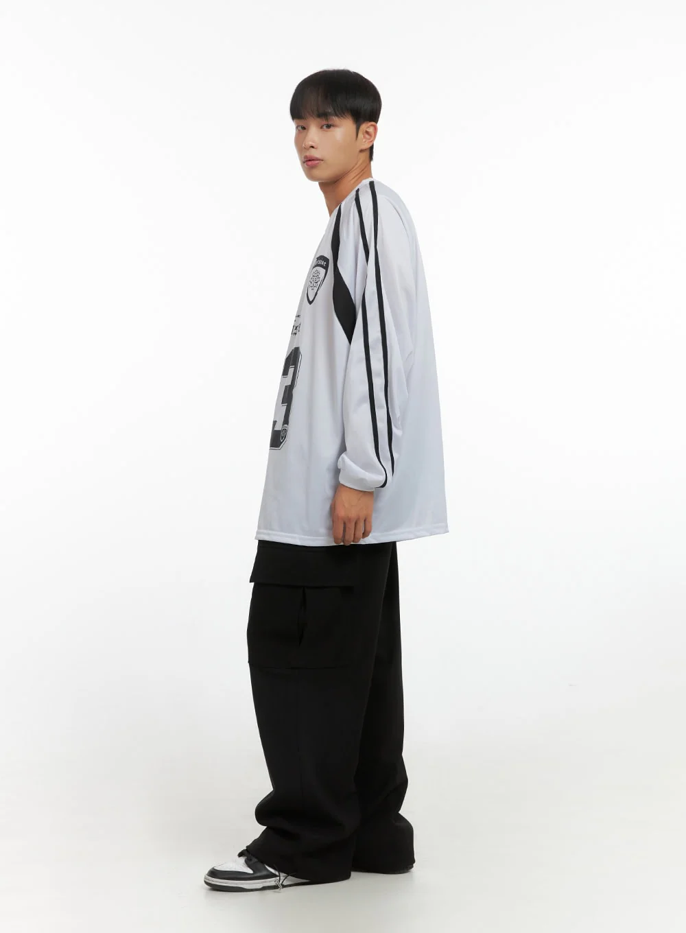Men's Graphic Sport Jersey Sweatshirt IO420 - Image 7