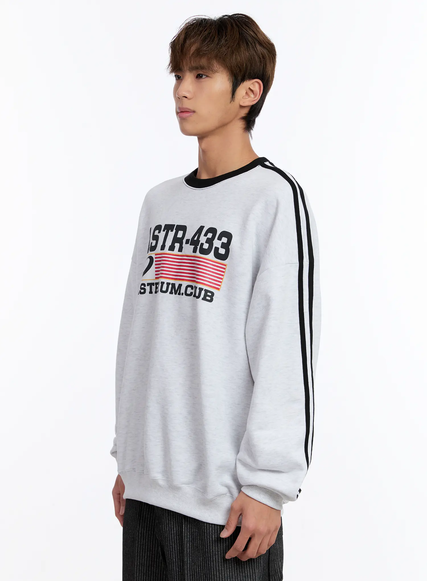 Men's Graphic Sweatshirt IN524 - Image 4