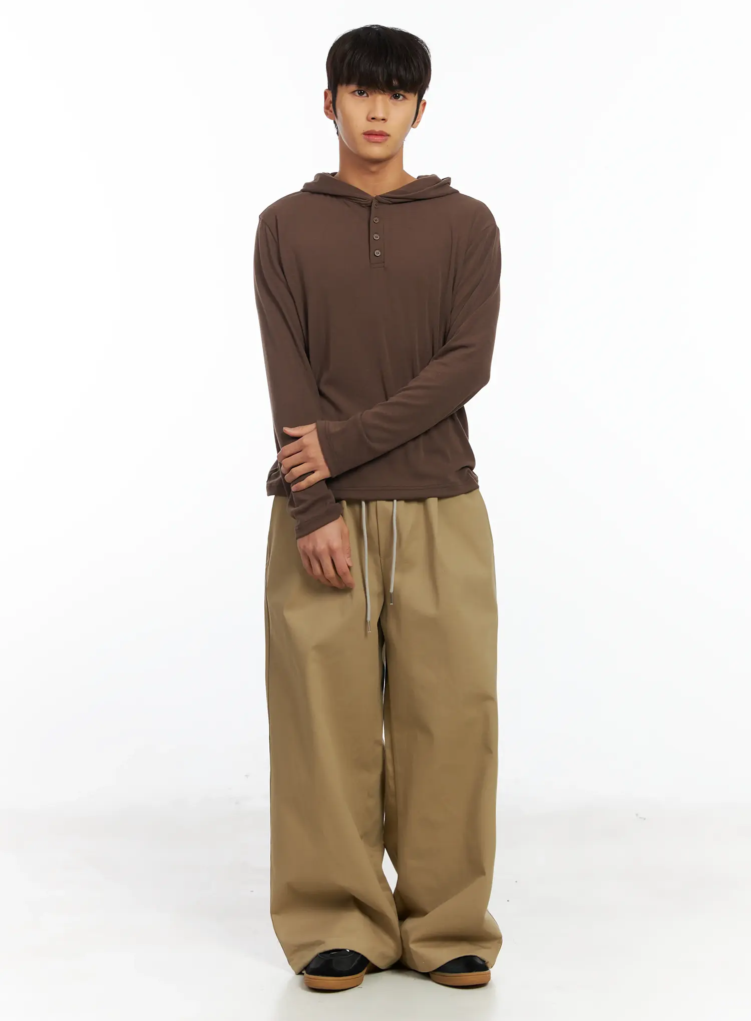 Men's Graphic Wide Leg Pants IF506 - Image 13