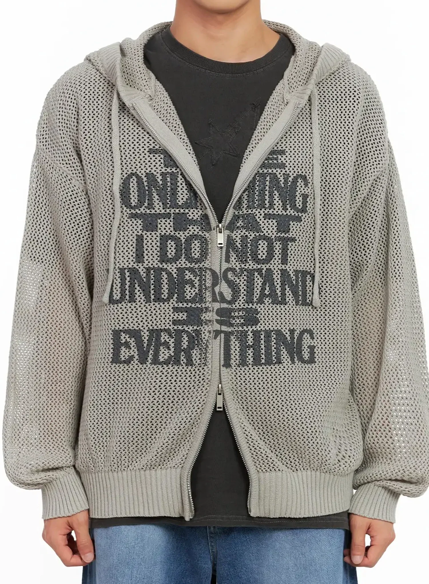 Men's Graphic Zip-Up Hoodie IL516 - Image 4