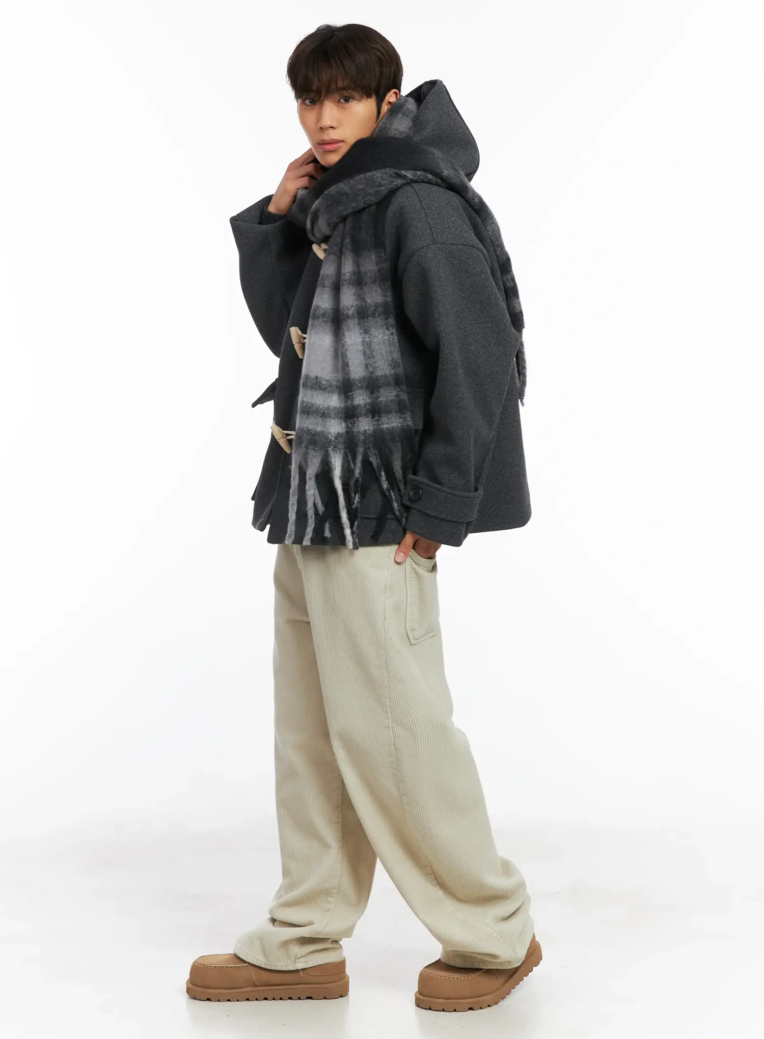 Men's Half Duffle Coat ID511 - Image 7